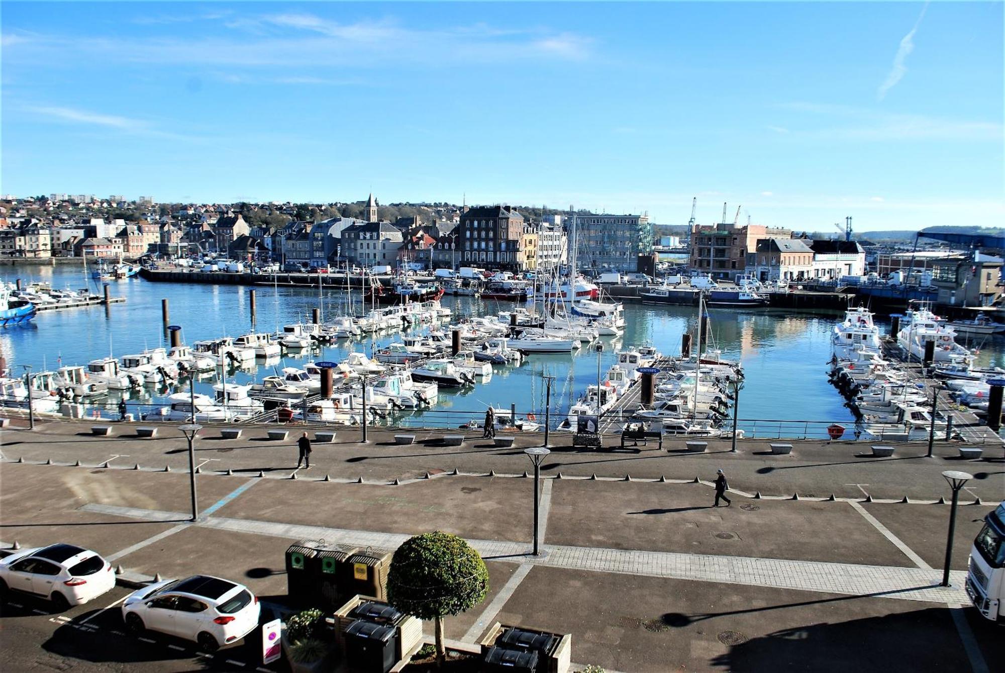 Duplex Avec Vue Sur Le Port De Plaisance Dieppe Exterior foto